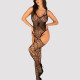 Ажурний бодістокінг під павутину Obsessive Bodystocking G325 black S/M/L, чорний, комбінезон, імітац Ажурний бодістокінг під павутину Obsessive Bodystocking G325 black S/M/L, чорний, комбінезон, імітац