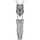 Ажурний бодістокінг під павутину Obsessive Bodystocking G325 black S/M/L, чорний, комбінезон, імітац Ажурний бодістокінг під павутину Obsessive Bodystocking G325 black S/M/L, чорний, комбінезон, імітац