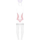 Еротичний костюм зайчика Obsessive Bunny suit 4 pcs costume pink S/M, рожевий, топ з підв’язками, тр Еротичний костюм зайчика Obsessive Bunny suit 4 pcs costume pink S/M, рожевий, топ з підв’язками, тр
