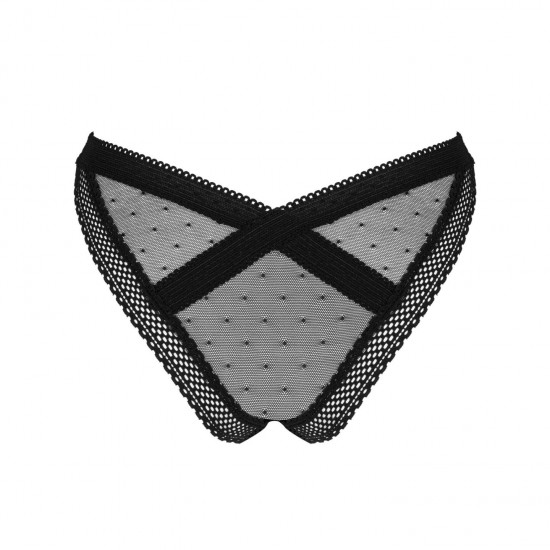 Мереживні трусики із заниженою талією Obsessive Estiqua panties M/L, чорні Мереживні трусики із заниженою талією Obsessive Estiqua panties M/L, чорні
