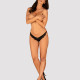 Напівпрозорі трусики з підвіскою Obsessive Ivannes panties black L/XL, чорні Напівпрозорі трусики з підвіскою Obsessive Ivannes panties black L/XL, чорні