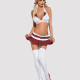 Еротичний костюм школярки з мініспідницею Obsessive Schooly 5pcs costume S/M, біло-червоний, топ, сп Еротичний костюм школярки з мініспідницею Obsessive Schooly 5pcs costume S/M, біло-червоний, топ, сп
