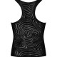 Чоловіча напівпрозора майка-борцовка з візерунком Obsessive T103 tank top S/M/L, чорна Чоловіча напівпрозора майка-борцовка з візерунком Obsessive T103 tank top S/M/L, чорна