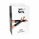 Вінілові міттинки Art of Sex - Lora короткі, размер L, колір чорний Вінілові міттинки Art of Sex - Lora короткі, размер L, колір чорний