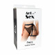 Гартер на ногу Art of Sex - Petra, натуральна шкіра, розмір XS-2XL, колір чорний Гартер на ногу Art of Sex - Petra, натуральна шкіра, розмір XS-2XL, колір чорний