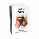 Гартер на ногу Art of Sex - Naomi з написом SEXY, натуральна шкіра, розмір XS-2XL, колір чорний Гартер на ногу Art of Sex - Naomi з написом SEXY, натуральна шкіра, розмір XS-2XL, колір чорний