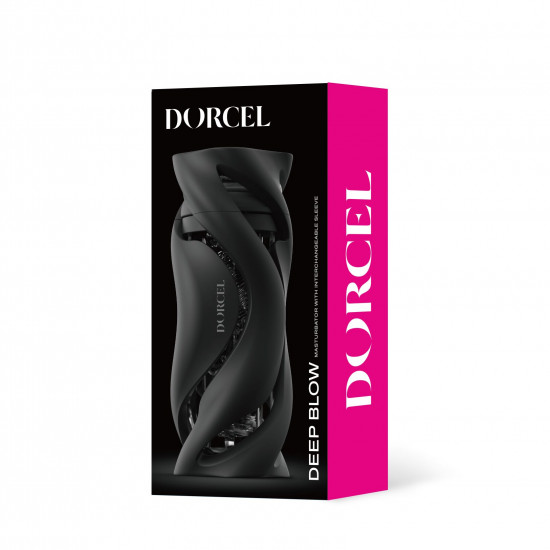 Мастурбатор Dorcel DEEP BLOW BLACK, подвійне використання Мастурбатор Dorcel DEEP BLOW BLACK, подвійне використання