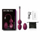Вагінальні кульки Dorcel LOVE BALLS PLUM, вібрації та рухи внутрішньої кульки, пульт ДК Вагінальні кульки Dorcel LOVE BALLS PLUM, вібрації та рухи внутрішньої кульки, пульт ДК