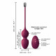 Вагінальні кульки Dorcel LOVE BALLS PLUM, вібрації та рухи внутрішньої кульки, пульт ДК Вагінальні кульки Dorcel LOVE BALLS PLUM, вібрації та рухи внутрішньої кульки, пульт ДК