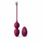 Вагінальні кульки Dorcel LOVE BALLS PLUM, вібрації та рухи внутрішньої кульки, пульт ДК