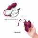 Вагінальні кульки Dorcel LOVE BALLS PLUM, вібрації та рухи внутрішньої кульки, пульт ДК Вагінальні кульки Dorcel LOVE BALLS PLUM, вібрації та рухи внутрішньої кульки, пульт ДК