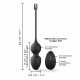 Вагінальні кульки Dorcel LOVE BALLS BLACK, вібрації та рухи внутрішньої кульки, пульт ДК Вагінальні кульки Dorcel LOVE BALLS BLACK, вібрації та рухи внутрішньої кульки, пульт ДК