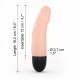 Вібратор Dorcel Real Vibration S Flesh 2.0, діаметр 3,7см, перезаряджається, для точки G Вібратор Dorcel Real Vibration S Flesh 2.0, діаметр 3,7см, перезаряджається, для точки G