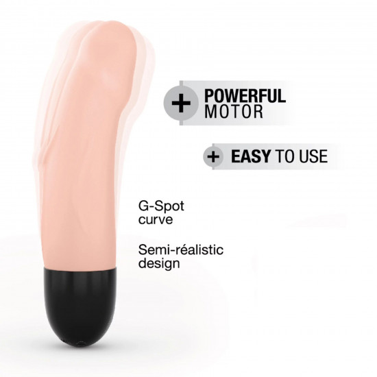Вібратор Dorcel Real Vibration S Flesh 2.0, діаметр 3,7см, перезаряджається, для точки G Вібратор Dorcel Real Vibration S Flesh 2.0, діаметр 3,7см, перезаряджається, для точки G
