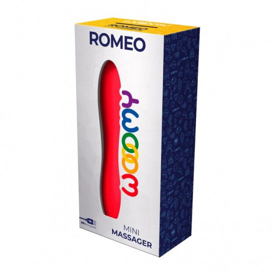 Мінівібратор Wooomy Romeo, дуже потужний, 10 режимів роботи Мінівібратор Wooomy Romeo, дуже потужний, 10 режимів роботи
