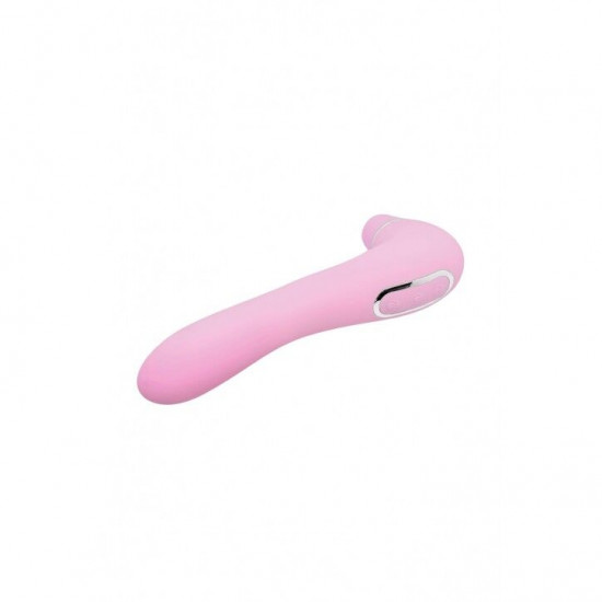 Вакуумний стимулятор з вібрацією Wooomy Smoooch Pink Clitoral Suction & Vibration, 10х2 режимів Вакуумний стимулятор з вібрацією Wooomy Smoooch Pink Clitoral Suction & Vibration, 10х2 режимів