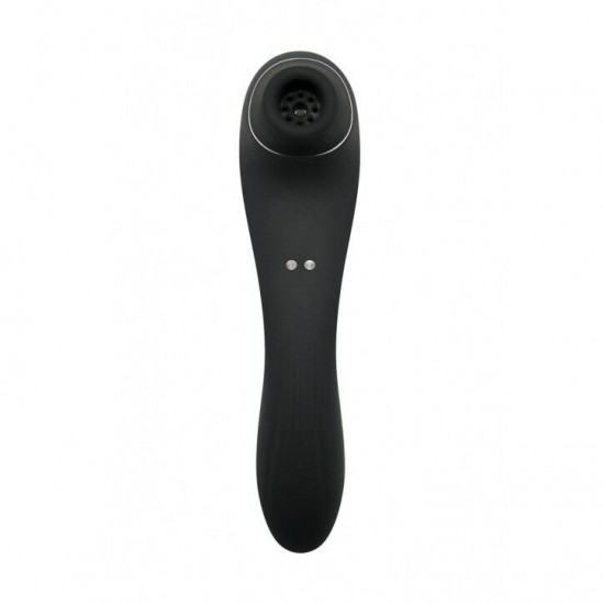 Вакуумний стимулятор з вібрацією Wooomy Smoooch Black Clitoral Suction & Vibration Вакуумний стимулятор з вібрацією Wooomy Smoooch Black Clitoral Suction & Vibration