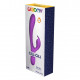 Вібратор-кролик Wooomy Gili-Gili Vibrator with Heat Purple, відросток з вушками, підігрів до 40°С Вібратор-кролик Wooomy Gili-Gili Vibrator with Heat Purple, відросток з вушками, підігрів до 40°С
