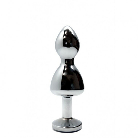 Металева анальна пробка Wooomy Lollypop Double Ball Metal Plug Red S, діаметр 2,8 см, довжина 8,5 см Металева анальна пробка Wooomy Lollypop Double Ball Metal Plug Red S, діаметр 2,8 см, довжина 8,5 см
