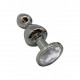 Металева анальна пробка Wooomy Lollypop Double Ball Metal Plug L, діаметр 3,5 см, довжина 10,5 см Металева анальна пробка Wooomy Lollypop Double Ball Metal Plug L, діаметр 3,5 см, довжина 10,5 см