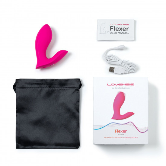 Смарт-вібратор у трусики Lovense Flexer, манливий рух + вібрація, стимуляція клітора та точки G Смарт-вібратор у трусики Lovense Flexer, манливий рух + вібрація, стимуляція клітора та точки G