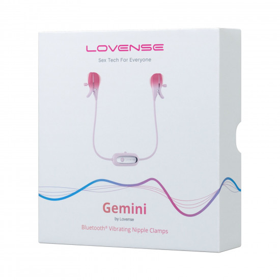 Смарт-вібратор для грудей Lovense Gemini, регулювання стискання соска, можна носити Смарт-вібратор для грудей Lovense Gemini, регулювання стискання соска, можна носити