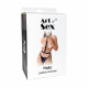 Портупея жіноча Art of Sex - Keliya, натуральна шкіра, розмір XS-2XL, колір чорний Портупея жіноча Art of Sex - Keliya, натуральна шкіра, розмір XS-2XL, колір чорний