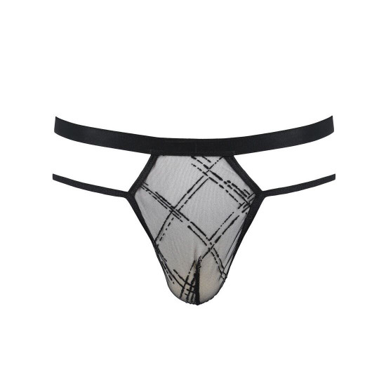 Чоловічі прозорі стринги Passion 029 Thong Collin S/M Black, сітка Чоловічі прозорі стринги Passion 029 Thong Collin S/M Black, сітка