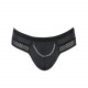 Чоловічі труси з ланцюжком Passion 030 Slip Tom L/XL Black, екошкіра, відкриті сідниці Чоловічі труси з ланцюжком Passion 030 Slip Tom L/XL Black, екошкіра, відкриті сідниці