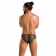 Чоловічі труси зі шнурівкою Passion 035 Slip Richard L/XL Black, екошкіра, сітка Чоловічі труси зі шнурівкою Passion 035 Slip Richard L/XL Black, екошкіра, сітка