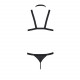 Комплект чоловічої білизни зі стреп Passion 039 Set Andrew XXL/XXXL Black, стринги, шлейки Комплект чоловічої білизни зі стреп Passion 039 Set Andrew XXL/XXXL Black, стринги, шлейки