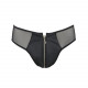Чоловічі сліпи на блискавці Passion 042 Slip Timmy XXL/XXXL Black, екошкіра, сітка Чоловічі сліпи на блискавці Passion 042 Slip Timmy XXL/XXXL Black, екошкіра, сітка