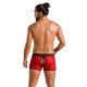 Чоловічі прозорі боксери Passion Short 046 Parker XXL/XXXL Red, сітка, під леопард Чоловічі прозорі боксери Passion Short 046 Parker XXL/XXXL Red, сітка, під леопард