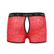 Чоловічі прозорі боксери Passion Short 046 Parker XXL/XXXL Red, сітка, під леопард Чоловічі прозорі боксери Passion Short 046 Parker XXL/XXXL Red, сітка, під леопард