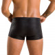 Чоловічі шкіряні боксери з клапаном Passion 050 Short Patrick S/M Black Чоловічі шкіряні боксери з клапаном Passion 050 Short Patrick S/M Black