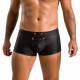 Чоловічі шкіряні боксери з клапаном Passion 050 Short Patrick S/M Black Чоловічі шкіряні боксери з клапаном Passion 050 Short Patrick S/M Black