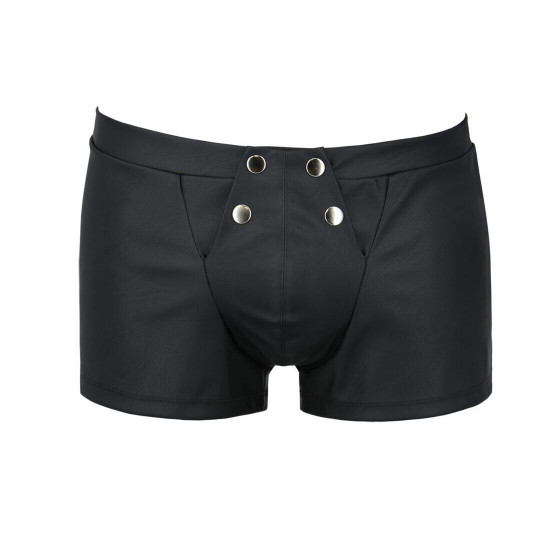 Чоловічі шкіряні боксери з клапаном Passion 050 Short Patrick XXL/XXXL Black Чоловічі шкіряні боксери з клапаном Passion 050 Short Patrick XXL/XXXL Black