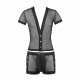 Комплект сітчастої чоловічої білизни Passion 052 Set Michael XXL/XXXL Black, сорочка, боксери, закле Комплект сітчастої чоловічої білизни Passion 052 Set Michael XXL/XXXL Black, сорочка, боксери, закле