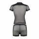 Комплект сітчастої чоловічої білизни Passion 052 Set Michael XXL/XXXL Black, сорочка, боксери, закле Комплект сітчастої чоловічої білизни Passion 052 Set Michael XXL/XXXL Black, сорочка, боксери, закле