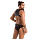 Чоловіче шкіряне боді Passion 056 Adam XXL/XXXL Black, заклепки Чоловіче шкіряне боді Passion 056 Adam XXL/XXXL Black, заклепки