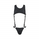 Чоловіче шкіряне боді Passion 056 Adam XXL/XXXL Black, заклепки Чоловіче шкіряне боді Passion 056 Adam XXL/XXXL Black, заклепки