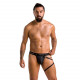 Чоловічі трусики танга з підв’язкою Passion 058 Thong Bill S/M Black Чоловічі трусики танга з підв’язкою Passion 058 Thong Bill S/M Black