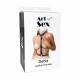 Портупея жіноча Art of Sex - Debbi, натуральна шкіра, розмір XS-2XL, колір чорний Портупея жіноча Art of Sex - Debbi, натуральна шкіра, розмір XS-2XL, колір чорний