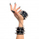 Наручники з шипами Art of Sex - Rose Spiked Leather Handcuffs, натуральна шкіра Наручники з шипами Art of Sex - Rose Spiked Leather Handcuffs, натуральна шкіра