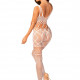 Сітчастий бодістокінг з імітацією топа та шортів Obsessive Bodystocking G330 S/M/L, white, з доступо Сітчастий бодістокінг з імітацією топа та шортів Obsessive Bodystocking G330 S/M/L, white, з доступо