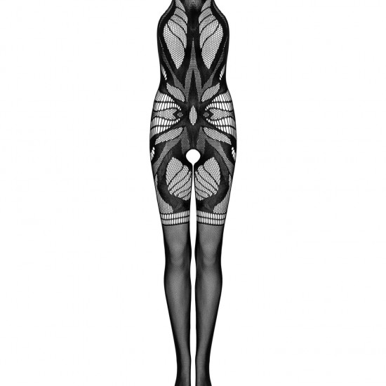 Сітчастий бодістокінг без рукавів Obsessive Bodystocking G331 S/M/L, black, з доступом Сітчастий бодістокінг без рукавів Obsessive Bodystocking G331 S/M/L, black, з доступом