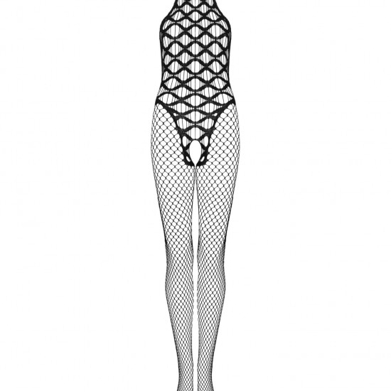 Сітчастий бодістокінг з імітацією боді Obsessive Bodystocking G332 S/M/L, black, з доступом Сітчастий бодістокінг з імітацією боді Obsessive Bodystocking G332 S/M/L, black, з доступом