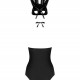 Еротичний костюм кролика Obsessive Bunny costume S/M, black, боді, чокер, гартери, панчохи, маска Еротичний костюм кролика Obsessive Bunny costume S/M, black, боді, чокер, гартери, панчохи, маска