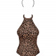 Еротичний костюм леопарда Obsessive Leocatia teddy S/M, боді, обруч з вушками Еротичний костюм леопарда Obsessive Leocatia teddy S/M, боді, обруч з вушками