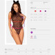 Еротичний костюм леопарда Obsessive Leocatia teddy L/XL, боді, обруч з вушками Еротичний костюм леопарда Obsessive Leocatia teddy L/XL, боді, обруч з вушками
